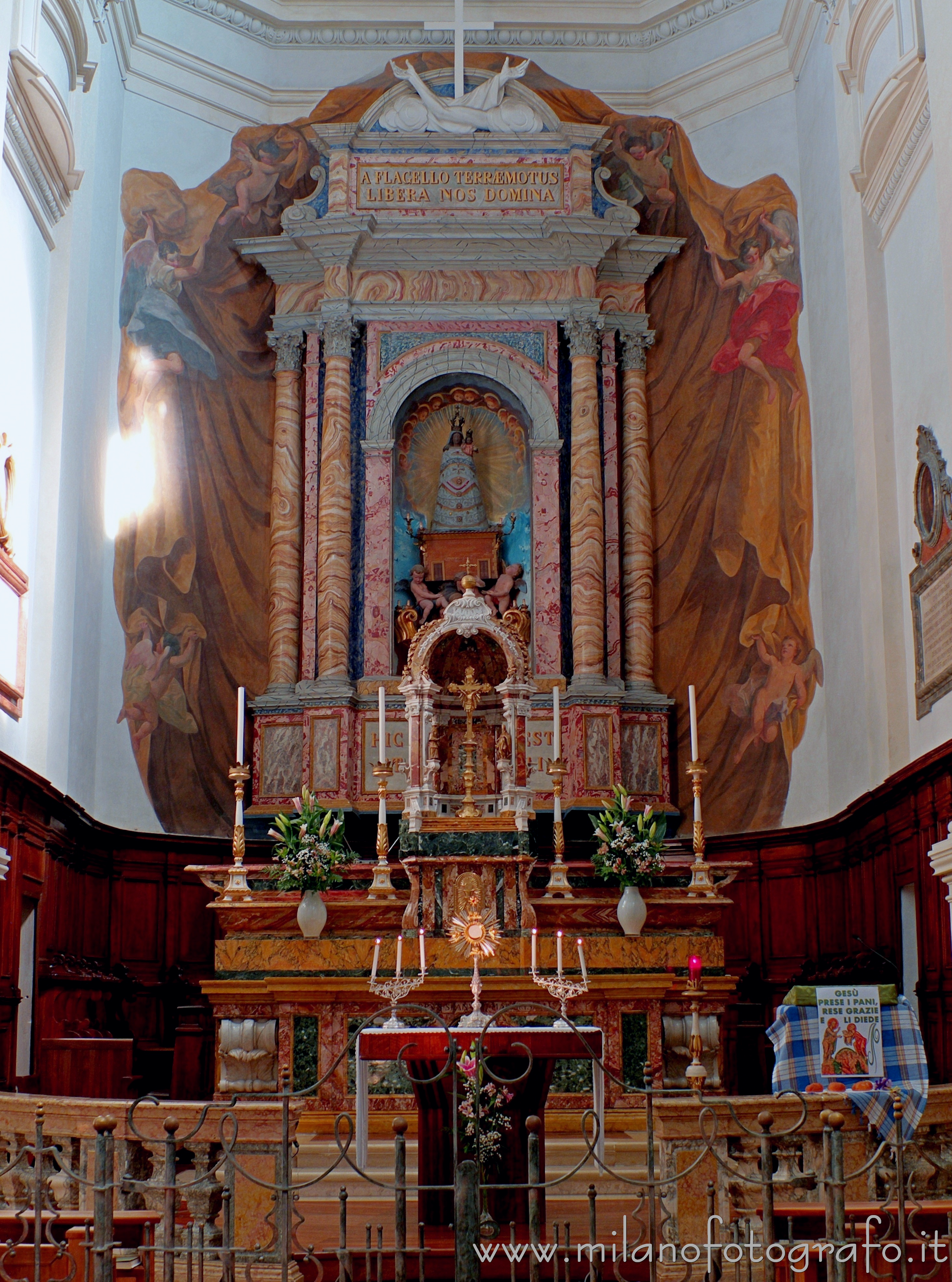 Rimini (Italy) - Main altar of the Church of San Bernardino